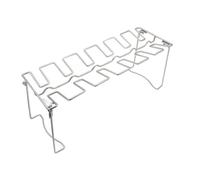 JOINPAYA Parrilla para Barbacoa de Muslos de Pollo Parrilla de Barbacoa Portátil Plegable de Acero Inoxidable Plata Antióxido y Resistente a Deformaciones al Aire Libre y Pesca
