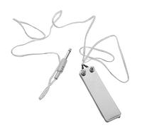 JOINPAYA Pedal de Tatuaje Metálico Inoxidable Plateado, Interruptor Táctil Cuadrado Compacto para Control de Pie, Accesorio Portátil Compatible para Máquina de Tatuar Profesional, Uso