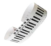 JOINPAYA Pegatina De Teclado De Piano Guía De Práctica Para Principiantes Para Estudiantes De Música Ayuda Aprender Notas y Escalas Para Uso Casa o Clases De Piano