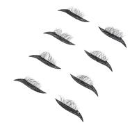 JOINPAYA Pegatina para Delineador de Ojos Autoadhesiva Purpurina, 4 Pares de Tiras Negras para Pestañas, Maquillaje de Ojos Fácil y Rápido para Uso en Belleza Femenina