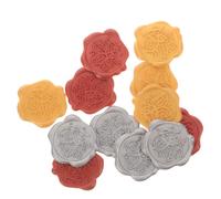 JOINPAYA Pegatinas Adhesivas para Sellos de Cera 3 Colores Oro Plata Rojo 12 Unidades Sobres de Boda Invitaciones y Manualidades Decorativas