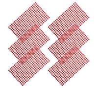 JOINPAYA Pegatinas de Gemas Adhesivas Rojas para Manualidades 6 Piezas Acrílicas Autoadhesivas para Decoración de Maquillaje Álbumes y Scrapbooking Joyas Artesanales para Crear Diseños