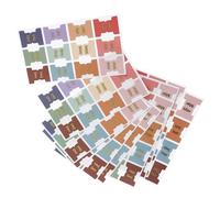 JOINPAYA Pegatinas de Pestañas Mensuales para Planificadores Adhesivas, Diseño Bohemio Índice Visible, 10 Hojas para Oficina y Estudio Organizadas