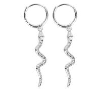 JOINPAYA Pendientes Colgantes de Serpiente en Plata de Ley 925 para Mujer, Joyería Elegante Diseño Serpentino y Cierre de Gancho, Adecuado para Uso Diario y Ocasiones Obsequios