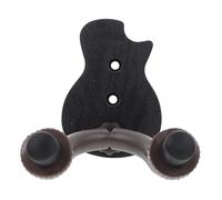 JOINPAYA Percha de Pared para Guitarra en Madera de Ébano Falso Tornillos, Soporte para Colgar Guitarras Eléctricas, Acústicas, Bajos y Ukeleles, Accesorio Duradero para Exhibición Hogar