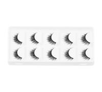 JOINPAYA Pestañas Postizas de Fibra Natural 3d, Cortas y Densas, 5 Pares para Maquillaje Diario Escenario, Accesorios de Belleza para Mujeres y Niñas