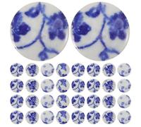 JOINPAYA Piezas de Azulejos de Cerámica Irregulares para Manualidades 100 G de Fragmentos de Mosaico Azul y Blanco Materiales para Arte DIY Decoración de Relojes Pulseras y Jarrones