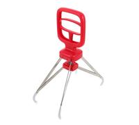 JOINPAYA Pinzas Alargado Mango Plástico Garras Material Ergonómico al y de Cerámica Diseño de Cuatro Metal, Resistentes en Calor Platos Ollas para Uso Diario Cocina y Microondas