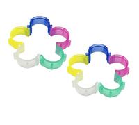 JOINPAYA Pinzas para Bobinas de Costura de Plástico Clips de Bobina Coloridos Mixtos 50 Piezas para Sujetar Carretes Pequeños Accesorio Práctico para Herramientas de Costura Doméstica