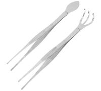 JOINPAYA Pinzas y Rastrillo para Bonsái de Acero Inoxidable Herramientas para Principiantes Resistentes para Aflojar Tierra y Modelar Plantas Macetas Pequeñas