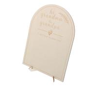 JOINPAYA Placa Conmemorativa De Madera Para Decoración De Anuncio De Embarazo Accesorio De Shower Letrero De Para Recién Nacidos Para Cuarto De Recuerdo o Escritorio