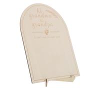 JOINPAYA Placa Conmemorativa Madera Adorno De Anuncio De Embarazo Decoración Para Shower Letrero De Para Recién Nacidos Para Cuarto De Recuerdo o Escritorio