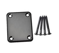 JOINPAYA placa de cuello bajo manejar llave inglesa violonchelo accesorios guitarra electrica placa de cuello de guitarra de metal tablero de conexión del mástil de la Black