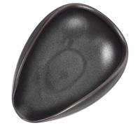 JOINPAYA Plato de granos de café y taza dosificadora en cerámica, alta resistencia térmica, para aficionados al café y escenarios de cata