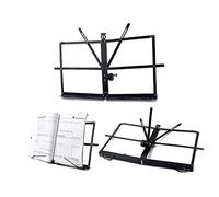 JOINPAYA Plegable De Sobremesa Para Partituras De Metal Negro Para Guitarra Piano Violín y Musicales Soporte Partituras