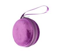 JOINPAYA Porta Aceites Esenciales Morado 10 Compartimentos de Terciopelo para Almacenamiento y Viaje de Botellas Pequeñas de 1 a 2 Ml, Estuche Protector para Aromaterapia