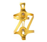 JOINPAYA Portabidón Para Bicicleta De Aleación De Aluminio y Resistente Con De Transición Color Dorado 1 Unidad Accesorio Ciclismo Adecuado Para Montañas y Rutas Soporte Para Botella De Agua