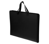 JOINPAYA Portafolio de Arte Asa Bolsa para Materiales de Dibujo Tamaño 8K Organizador de Almacenamiento Resistente de PP Negro para Estudiantes y Artistas