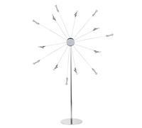 JOINPAYA Portafotos de Mesa de Hierro 14 Clips, Soporte Decorativo y Práctico para Fotos y Notas en Bodas o Negocios, Diseño Creativo en Color Plata