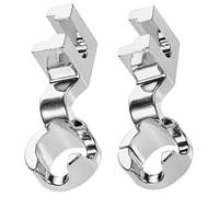 JOINPAYA Prensatelas para Máquina de Coser Doméstica, Set 2 Piezas Guía, Prensatelas Multifunción de Aleación de Zinc, Accesorios para Costura y Bordado, Compatible Máquinas Estándar