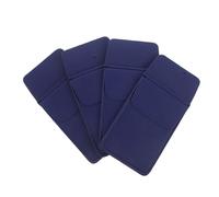 JOINPAYA Protector de Bolsillo para Bolígrafos de Piel Sintética Color Azul Real Tamaño 16 X 8 CM Set de 4 Unidades Funda Portátil para Bolígrafos Lápices y Útiles Escolares Adecuado