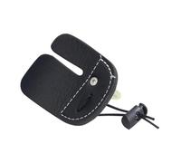 JOINPAYA Protector de Dedos para Ajustable Doble de Cuero Resistente Diseño Antideslizante para Arqueros Adultos y Principiantes Accesorio Práctico para al Aire