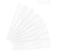 JOINPAYA Protector De Jaula para Mascotas Pequeñas Transparente Bloqueador De Jaula Recortable De PVC 8 Piezas De 35x7 Cm De Cobayas y Hámsters y para Roedores