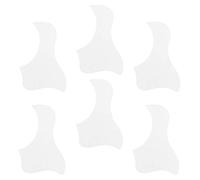 JOINPAYA Protector para Guitarra Acústica Autoadhesivo 6 Piezas Mediano Transparente, Placa Protectora Antiarañazos para Golpeador de Guitarra Folk y Ukelele, Accesorio Fácil de Colocar