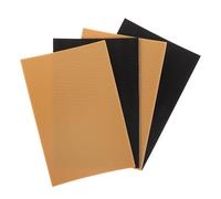 JOINPAYA Protectores Antideslizantes para Tacones Altos y Suela de Zapato Adhesiva, Pegatinas de Silicona para Tacones, Resistentes al Desgaste, 4 Unidades Negras y Nude, Uso en Calzado