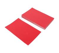JOINPAYA Protectores de Suela para Tacones Altos Rojos Antideslizantes, 10 Unidades de Silicona 130x80mm, Almohadillas Recortables Resistentes al Desgaste, Reducción de Ruido para Uso