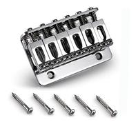 JOINPAYA Puente Rígido De Guitarra Eléctrica Placa De Puente Ajustable De Accesorios Para Guitarra Fabricado Acero Fácil Instalación