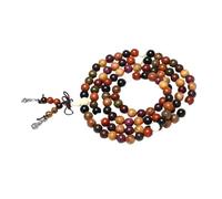 JOINPAYA Pulsera de Cuentas de Buda de Madera de Sándalo Natural 8 Mm, 108 Cuentas para Hombre y Mujer, Estilo Étnico, Joyería Espiritual para Meditación y Obsequio de Pareja