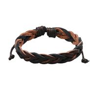 JOINPAYA Pulsera de Hilo de Cuero Trenzado para Hombre, Diseño Simple y Noble, Ajustable para Cumpleaños y Día del Padre, Estilo Fresco y Artesanal