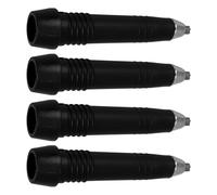 JOINPAYA Puntas de Bastón de Trekking 4 Unidades de Tungsteno Negro Accesorios Antideslizantes y Resistentes para Bastones de Senderismo Muletas y Actividades al Aire Libre