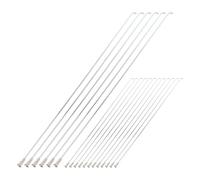 JOINPAYA Radios de Bicicleta 36 Piezas Acero Galvanizado 14g 260 Mm con Cabecillas de Cobre para Bicicletas de Montaña, Carretera y Eléctricas, Kit de Reemplazo y Reparación de Ruedas