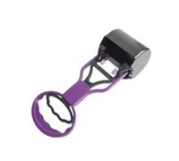 JOINPAYA Recogedor de Arena para Gatos Púrpura Mango Largo de PP, Herramienta para Limpiar Heces y Residuos, Superficie Lisa Adecuado para Limpieza Rápida