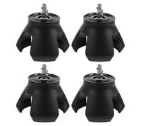 JOINPAYA Recogedor Telescópico de Balones de Golf 4 Piezas Pinza de 3 Puntas para Empuñadura de Putter Herramienta Portátil para Recogida Fácil y Cómoda en Campo de Golf