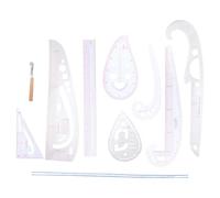 JOINPAYA Regla de Corte para Muestras de Ropa Multifunción Regla de Costura y Patchwork Ligera y Portátil para Patronaje y Diseño de Prendas Herramienta para Sastres y Diseñadores