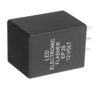 JOINPAYA Relé Plástico Negro de 4 Pines Intermitente para Coche y Motocicleta LED 12v 20a Alta Durabilidad y Resistencia al Impacto, Accesorio Automotriz Confiable