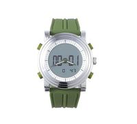 JOINPAYA Reloj Electrónico Luminoso Multifuncional Correa de Silicona Ajustable Verde para Estudiantes Uso Deportivo Nocturno S9368g