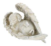 JOINPAYA Resina Figura Estatua Decorativa, de Perro Ángel para Balcón
