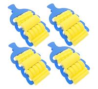 JOINPAYA Rodillo de Cepillo de Esponja para Niños, Set de 12 Piezas, Tamaño Mediano, Esponja de Pintura Multicolor, Adecuado para Manualidades y Dibujo Infantil, Pintura Creativa