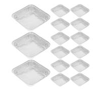 JOINPAYA Sartenes Cuadrados de Papel de Aluminio Desechables 8X8 Pulgadas Paquete de 30 para Hornear Pasteles y Tartas en Cocina Doméstica y Profesional