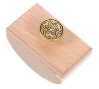 JOINPAYA Secante de Tinta Tipo Balancín de Madera Dorada para Caligrafía Herramienta Absorbente Rápida para Escuela y Oficina Papel Absorbente para Secado Rápido de Escritura y Pintura