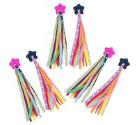 JOINPAYA Serpentinas Decorativas 3 Pares de Cintas de Plástico y Tela Que Vuelan y Bailan al Viento para Manillar de Bicicleta y Scooter Infantil
