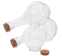 JOINPAYA Set de 3 Botellas de Vidrio Corcho para Ceremonia de Arena, Frascos para Ritual de Boda, Regalos para Parejas y Decoración de Fiesta