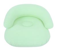 JOINPAYA Sofá Inflable Plegable, Silla Inflable de Flocado, Portátil, Verde Claro, para Adultos, Asientos Versátiles, para Playa y Eventos al Aire Libre