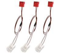JOINPAYA Sonda de Temperatura 3 Unidades Cerámica Ntc50k 2 Cables, Conector Cuadrado Sensor de Sobrecalentamiento para Calentador Diésel de Estacionamiento para Piezas de Calentadores