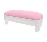 JOINPAYA Soporte de Mano para Uñas Antideslizante de Piel Sintética, Almohada de Descanso Manos en Color Rosa, Adecuado para Uso Doméstico y Profesional