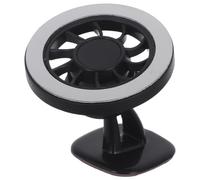 JOINPAYA Soporte Magnético Giratorio 360° Abs Negro para Teléfono de Coche | Clip de Ventilación de Aire, Fijación Rápida y Estable, Diseño Adhesivo Flexible, Uso en Coche